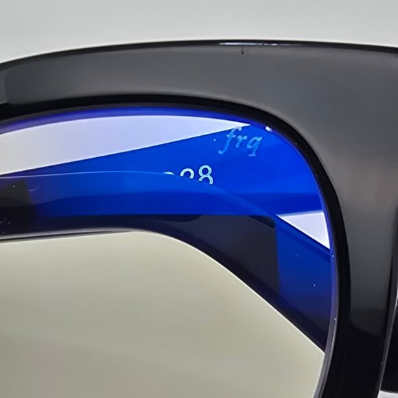 Caddis Eye Appliances D28 Gloss Black Thick Frame +1.50 FRQ Lens Reading Glasses - Picture 15 of 16